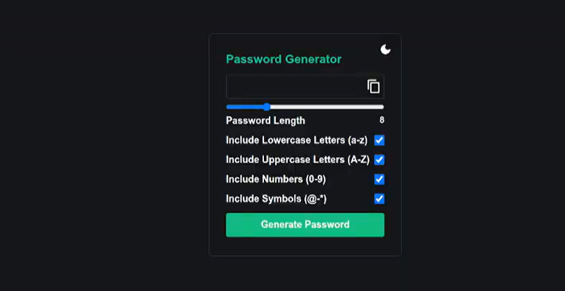 Password Generator preview